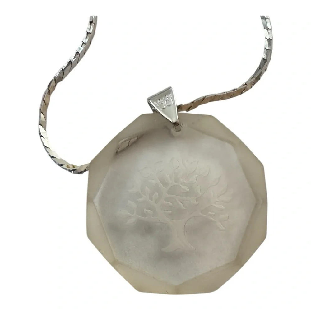 Vintage 1981 Crystal Pendant Tree